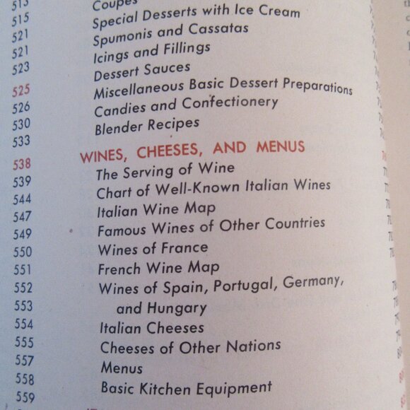 GREAT ITALIAN COOKING Luigi Carnacina (HC 1965) Instruction, Dictionary, Recipes - Picture 11 of 11